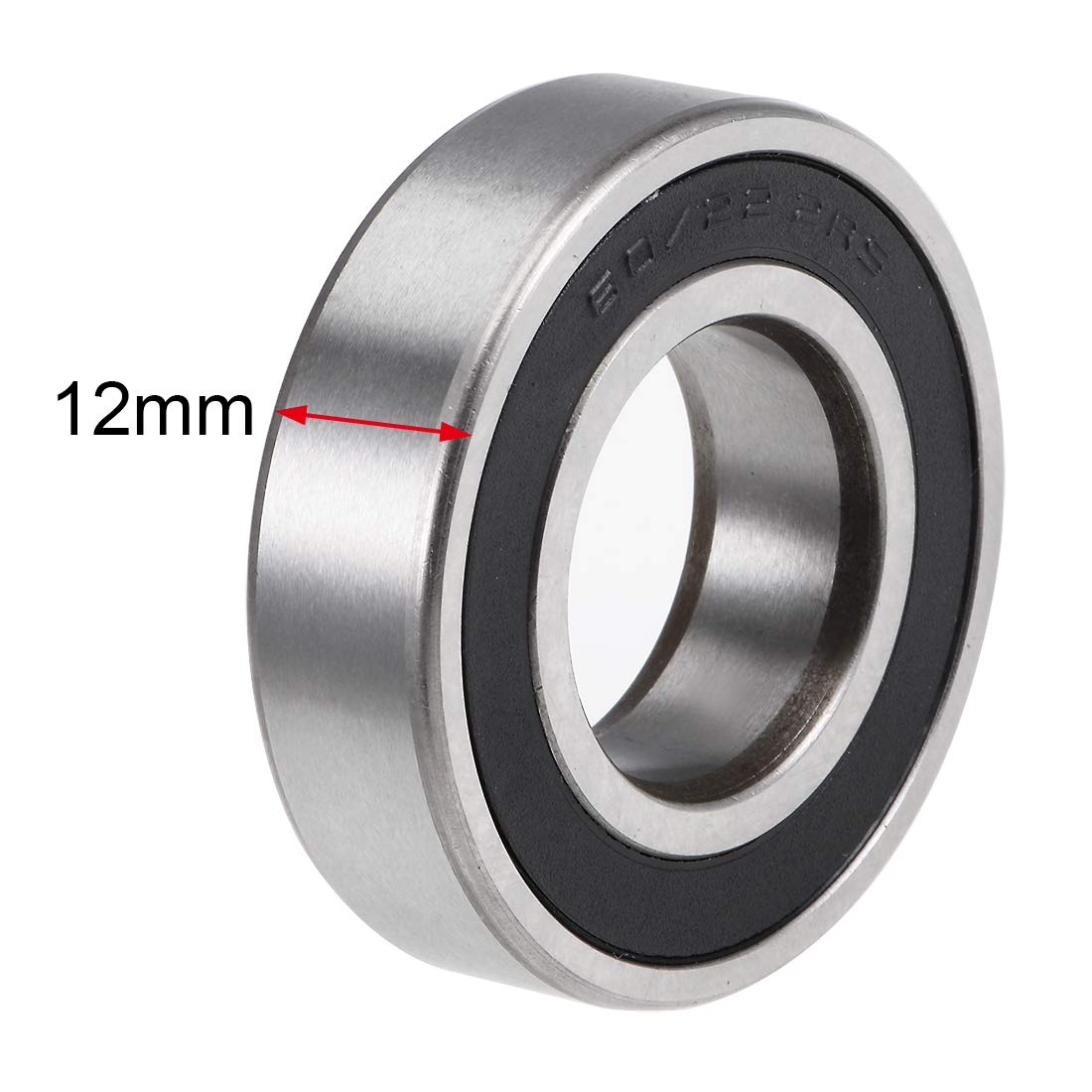 60/22-2RS Deep Groove Ball Bearings Z2 22mm x 44mm x 12mm Double Sealed Chrome Steel 